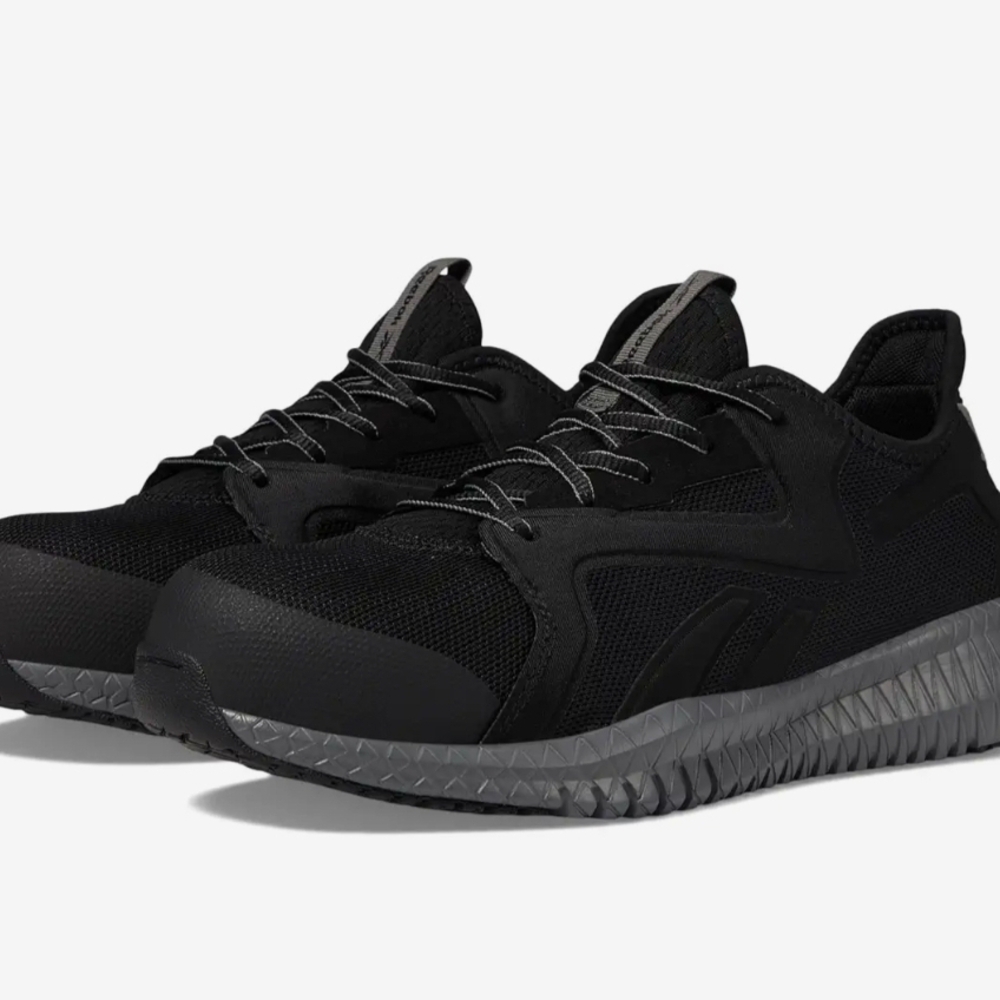 Reebok Black and Gray Athletic Shoes